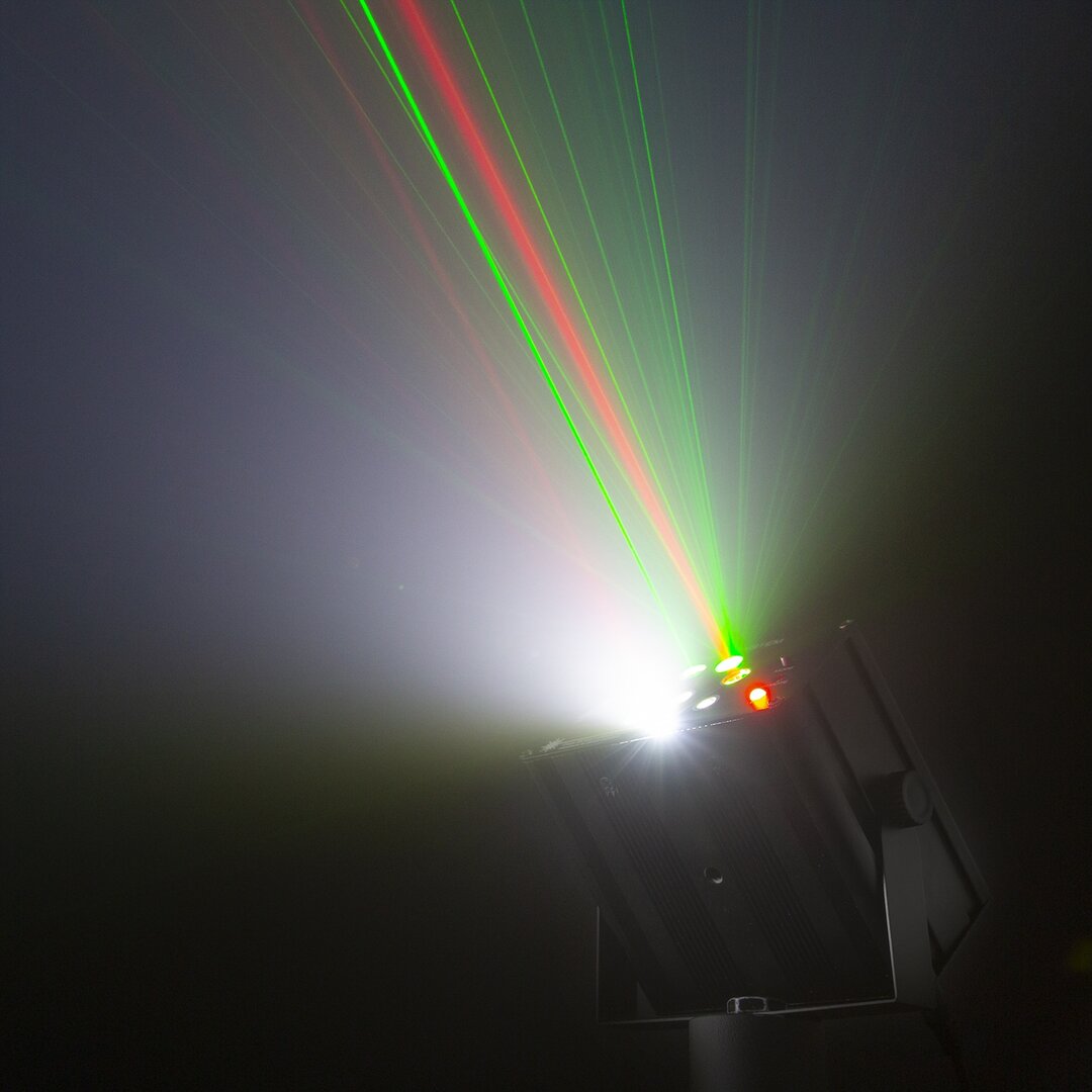 ACRUX QUATRO R/G PARTY LASER SYSTEM WITH RGBW LEDS beamZ